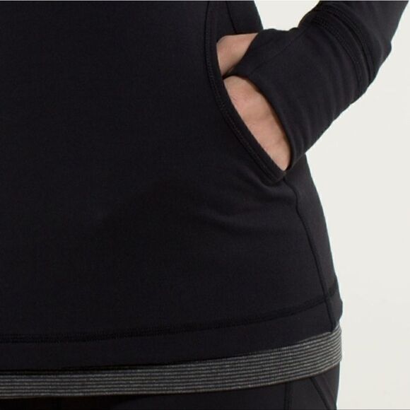 Lululemon black star runner lace pullover top size 8 - Picture 5 of 14